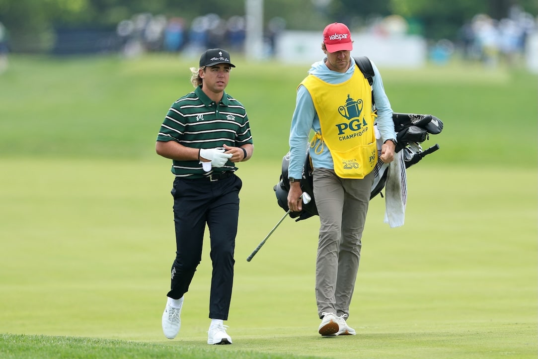 Après une pénalité au PGA Championship, le caddie de Garrick Higgo paie les pots cassés