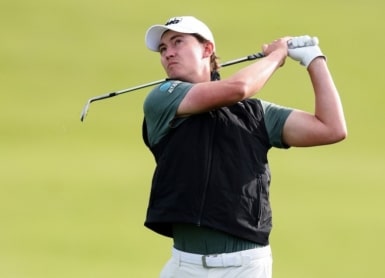Maverick McNealy Photo by Michael Reaves / GETTY IMAGES NORTH AMERICA / Getty Images via AFP
