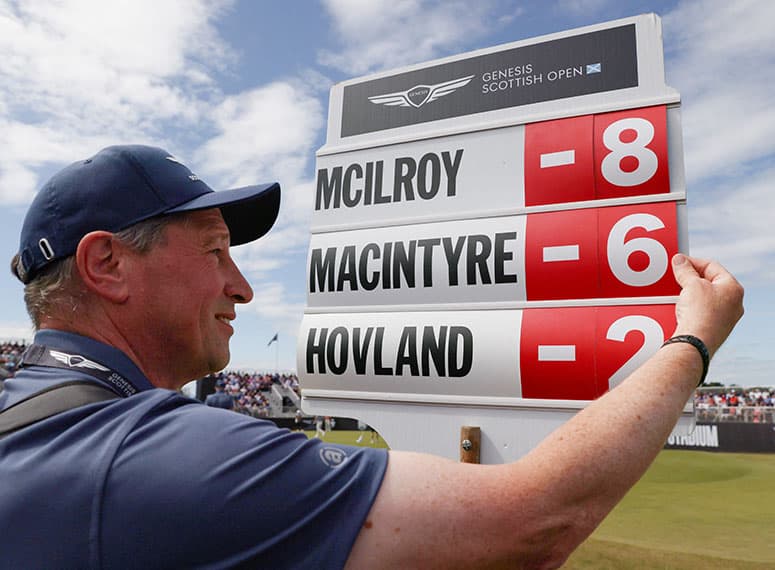 Du très, très beau monde au Scottish Open !
