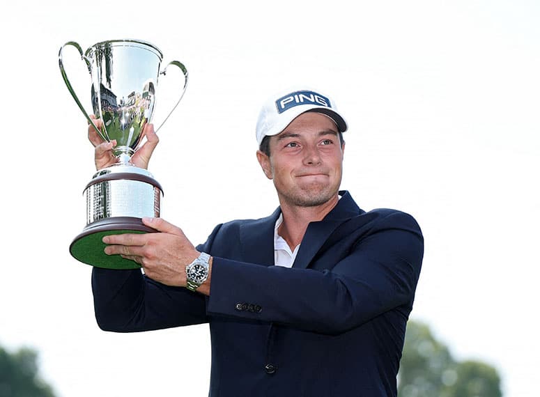 Viktor Hovland souffle la victoire à Scottie Scheffler dès le premier trou de play-off !