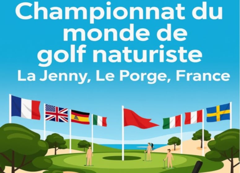 Les premiers championnats du monde de golf naturiste en Gironde