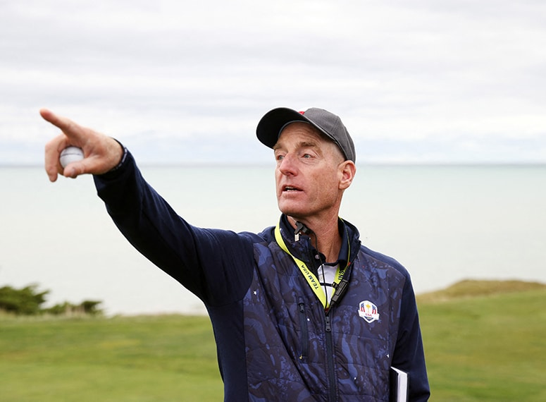 Jim Furyk a joué le parcours de la Ryder Cup 2027 avec un joueur américain, et c'est une surprise