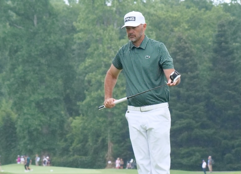 Grégory Havret competing in the professional championship covered by Golf Planète.