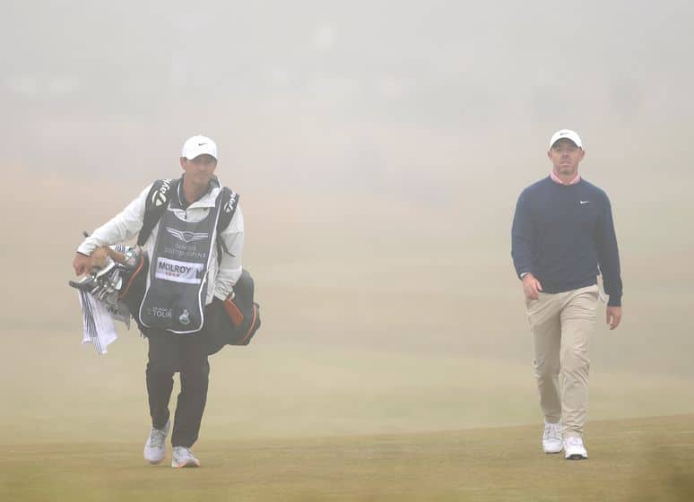 Le brouillard perturbe puis ajourne finalement le Moving Day en Ecosse ! - Golf Planète