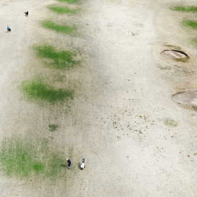 North Wales Golf Club secheresse Photo by Carl Recine/Getty Images