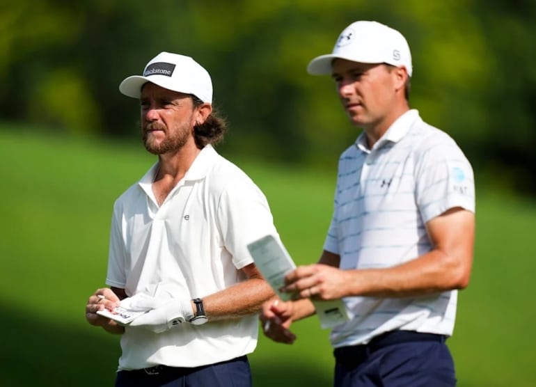 spieth fleetwood Photo by Ben Jared/PGA TOUR via Getty Images