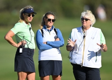 Laura Davies Photo by STUART FRANKLIN / GETTY IMAGES EUROPE / Getty Images via AFP