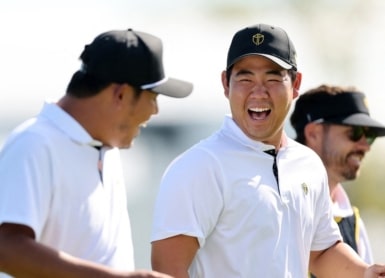Tom Kim Si Woo Kim Photo by Michael Reaves / GETTY IMAGES NORTH AMERICA / Getty Images via AFP