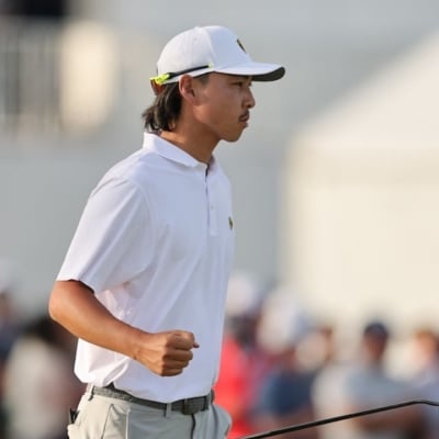 Min Woo Lee Photo by Michael Reaves / GETTY IMAGES NORTH AMERICA / Getty Images via AFP