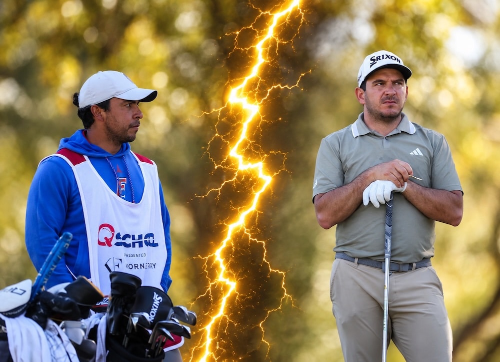 La scène surréaliste entre Alejandro Tosti et son caddie en vidéo