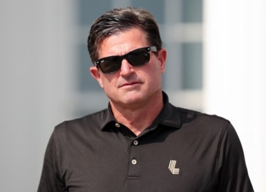 LIV Golf CEO Scott O'Neil Photo by Jordan Bank / GETTY IMAGES NORTH AMERICA / Getty Images via AFP